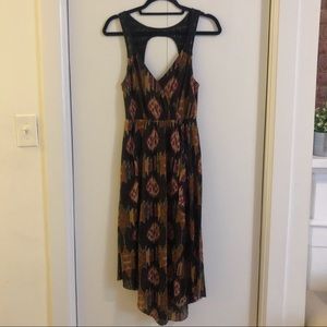Free People printed midi- almost maxi dress